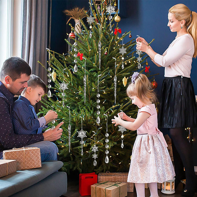 Hjemix | Jule Snøfnugg Ornamenter