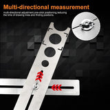 Hjemix | Rustfritt Stål Flis Hull Locator