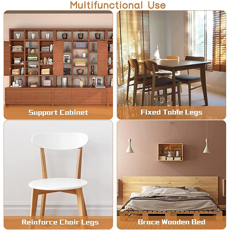 Hjemix | Universell rustfritt stål møbel hjørne tilkobling