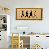 Hjemix | The Beatles innrammet Abbey Road portrett