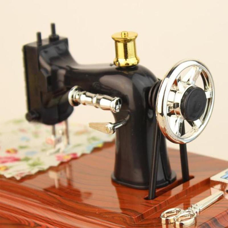 Hjemix | Mini Craft Retro Symaskin Dekor