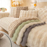 Hjemix | tykk kanin plysj sofa trekker