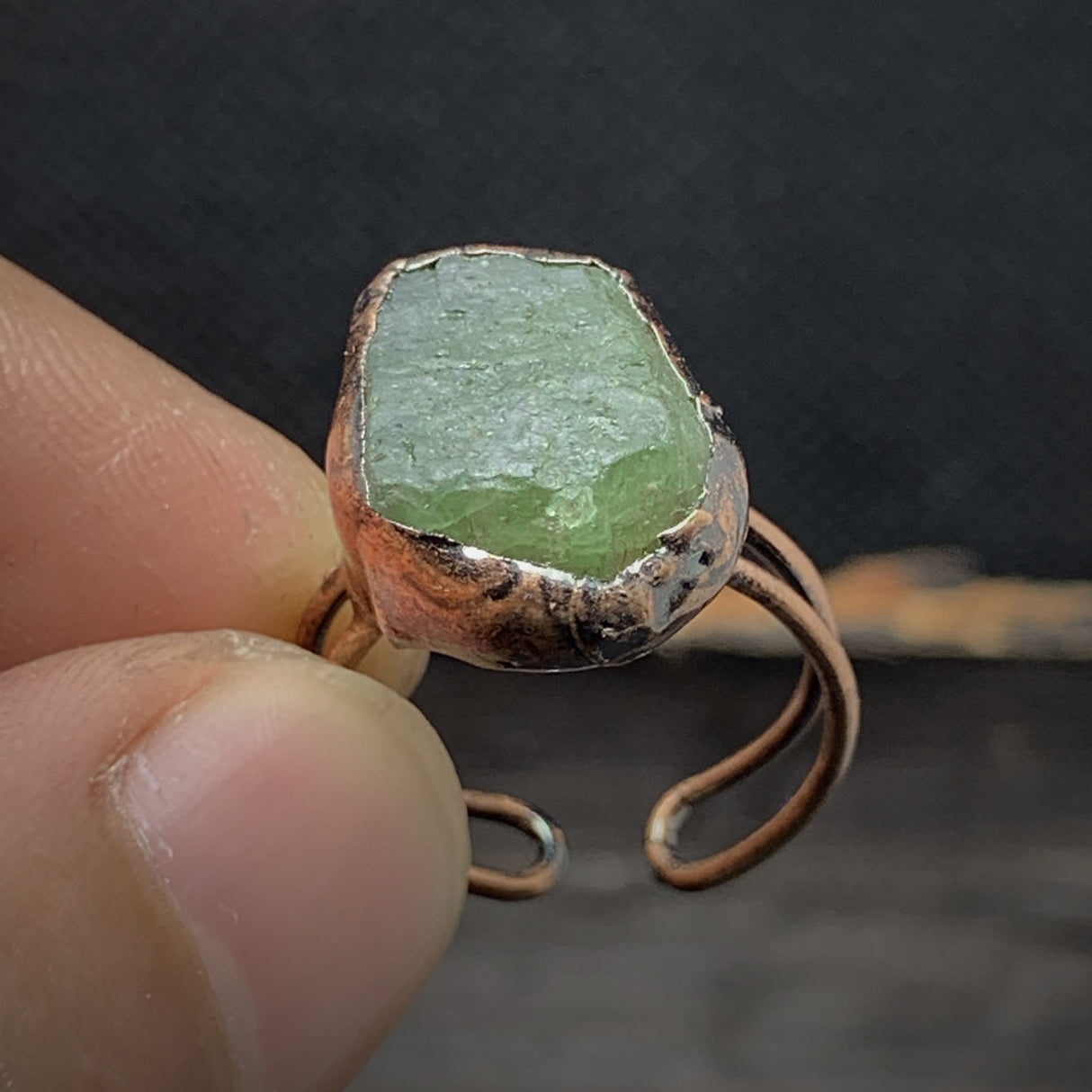 Hjemix | Naturlig Ubehandlet Fødselsten Ring - Selina