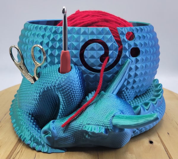 Hjemix | Stor Fantasi Drage og Egg Fantasi Bolle Strikking eller Hekling Bolle