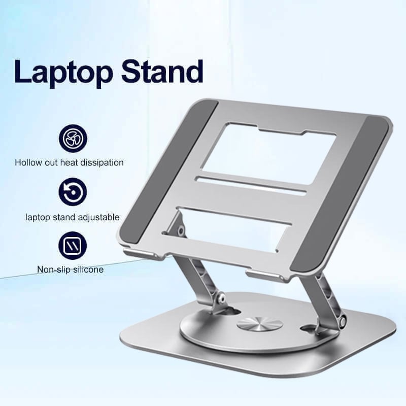 Hjemix | Laptop Stativ i Aluminiumlegering Rotasjonsbrakett