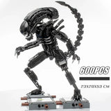 Hjemix | 600PCS Prometheus Aliens Vs Predator Romvesen Figur Mech Modell Byggestein Leketøy Barnegave