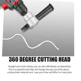 Hjemix | Nibbler Cutter Drill Attachment Dobbel Hode Metallplate