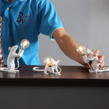 Hjemix | Royallure Art Deco Stil LED Mus Kontorlampe - Lekende Skrivebordsbelysning