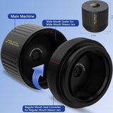 Hjemix | Elektrisk Mason Jar Vakuumforseglingssett - Bevar friskhet raskt!