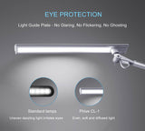 Hjemix | Phive Cl-1 Led Arkitekt Skrivebord Lampe, Justerbar Metall Svingarm, Dimmbar Sølv Oppgave Lys