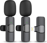 Hjemix | 2-Pack trådløs mikrofon for iPhone iPad