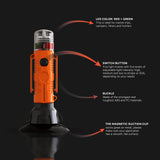 Hjemix | Goodsmann Kayak Lys Med Marine Signal Baklys & Sugekopp - Nattkajakkessensielt