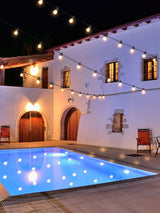 Hjemix | Festoon Lights Utendørs, 53FT/16M S14 Utendørs Hage LED Lyslenker, IP65 Vanntett Utendørs Lyslenker Hovedstrøm 2700K 15+1 (Erstatning) Lyspærer for Utendørs Terrasse Hage Bryllup Fest