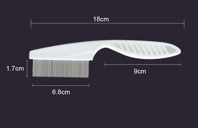 Hjemix | Multifunksjonell Pet Hair Comb Flått- og Tåre Flekkfjerning