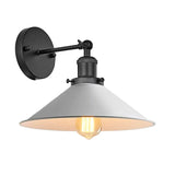 Hjemix | Hvit industriell vintage vegglampe