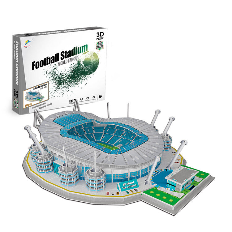 Hjemix | 3D Puslespill Fotballstadion