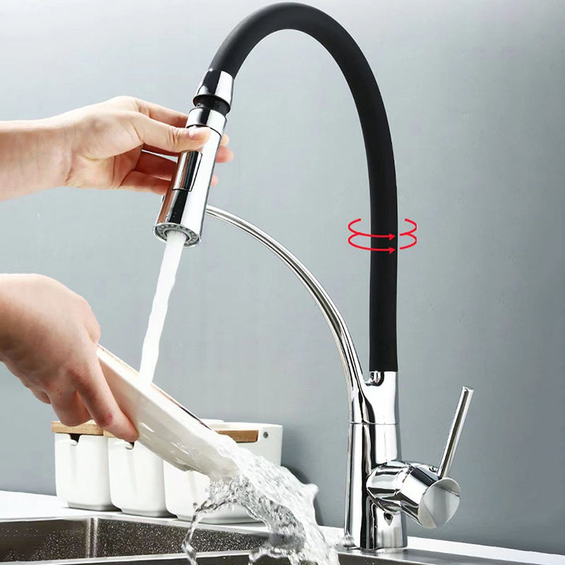 Hjemix | Moderne 1-hånds kraner Kobber Berøringsfri med Vann Dispenser Standard Kjøkkenkran