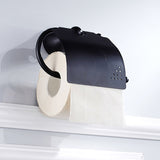 Hjemix | Metallbaderom sett 4-delt Tradisjonell stil Svart badeaccessoriesett