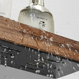 Hjemix | Solid Tre Baderoms Organizer Hyller Uten Borhull