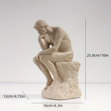 Hjemix | Kreativ Karakter Skulptur, Tenker Dekorasjon
