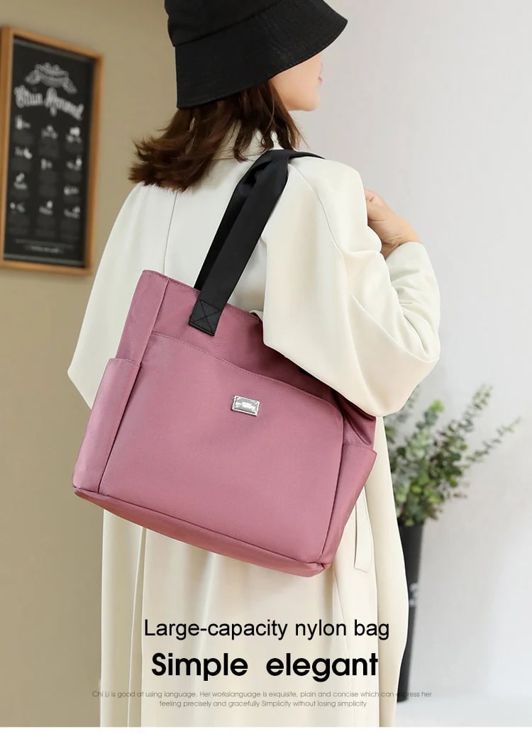 Hjemix | Stor kapasitet vannavvisende multifunksjons nylon skulderveske