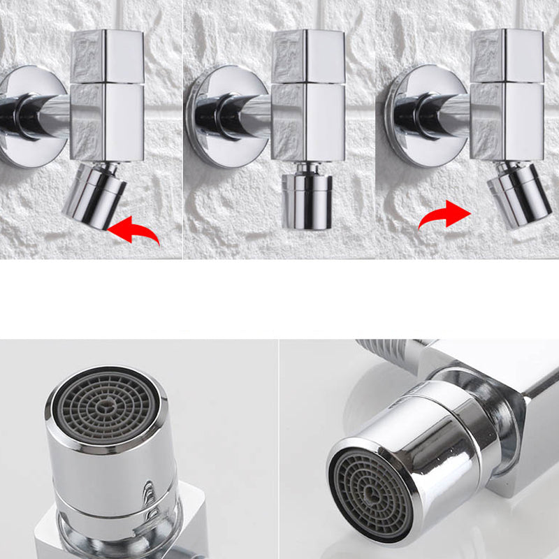 Hjemix | Moderne Vegghengt Baderomsbatteri Knott Håndtak Solid Messing Rundt Batteri