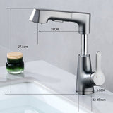 Hjemix | Moderne Kran Solid Kobber Centerset Baderomskran
