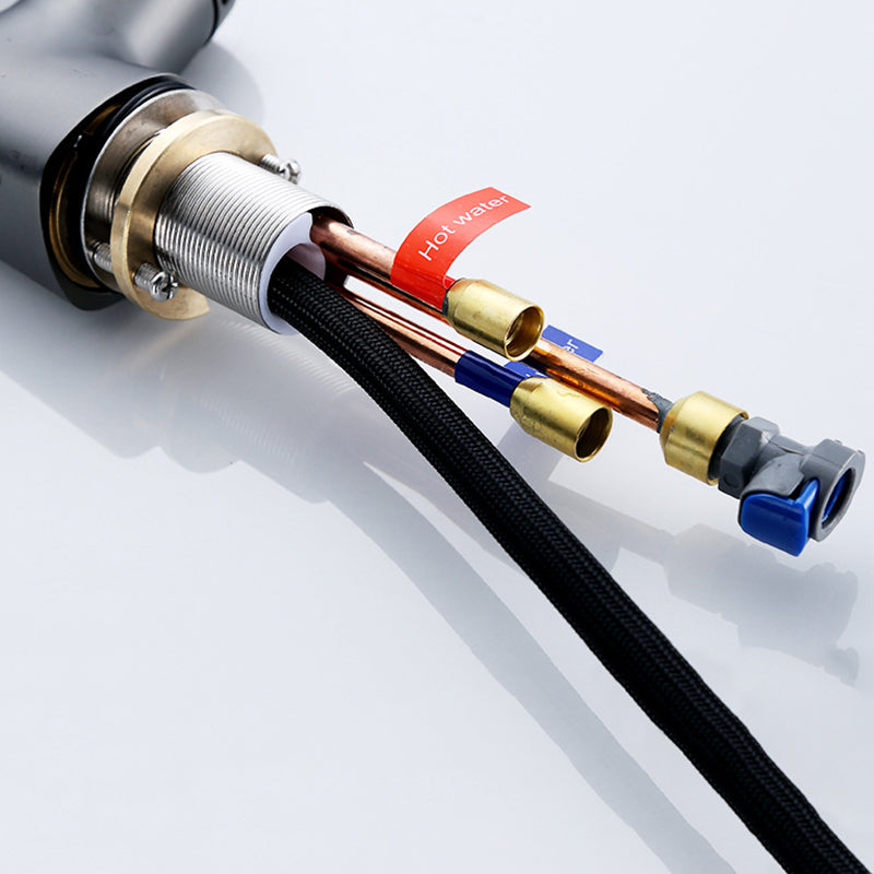Hjemix | Moderne Kran Solid Kobber Centerset Baderomskran