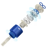Hjemix | Moderne Kran Solid Kobber Centerset Baderomskran