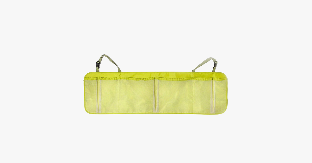Hjemix | Multi-Seksjon Bil Baksete Organizer – Holder Bilen Ren!