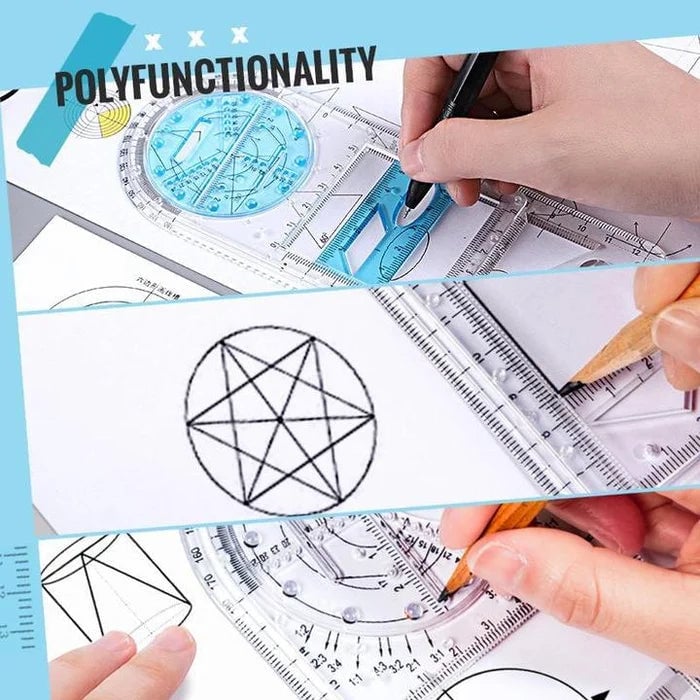 Hjemix | Multifunksjonelle geometriske linjaler