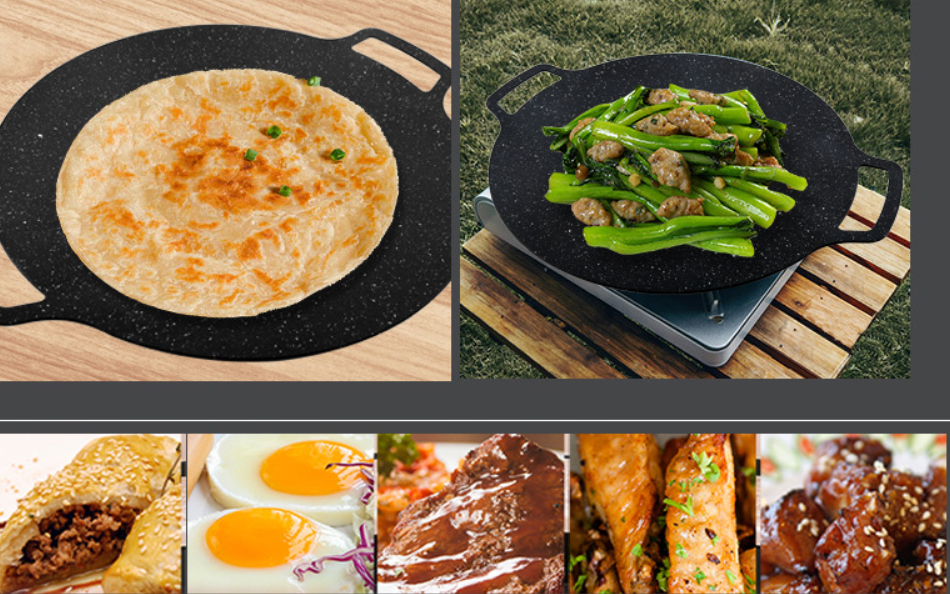 Hjemix | Multifunksjonell Medisinsk Sone Grillpanne Non-stick Panne
