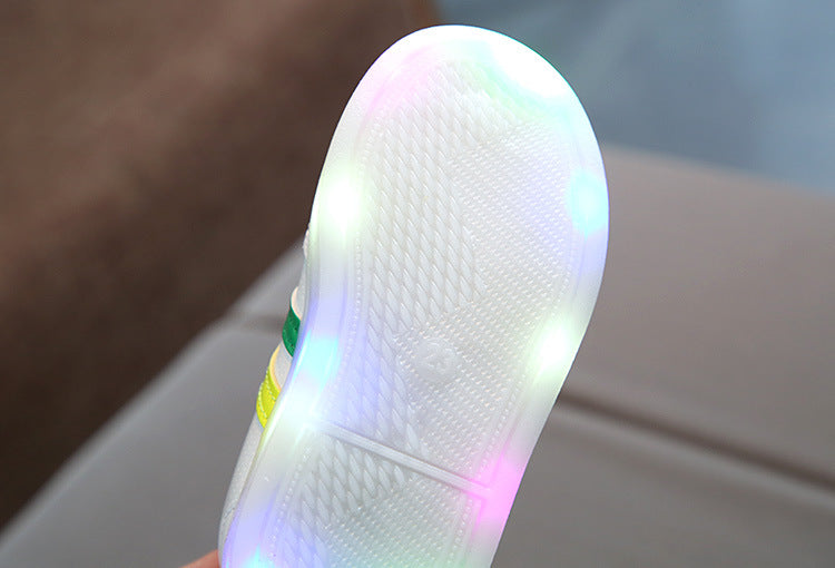 Hjemix | LED Barne Sneakers med fleksibel såle