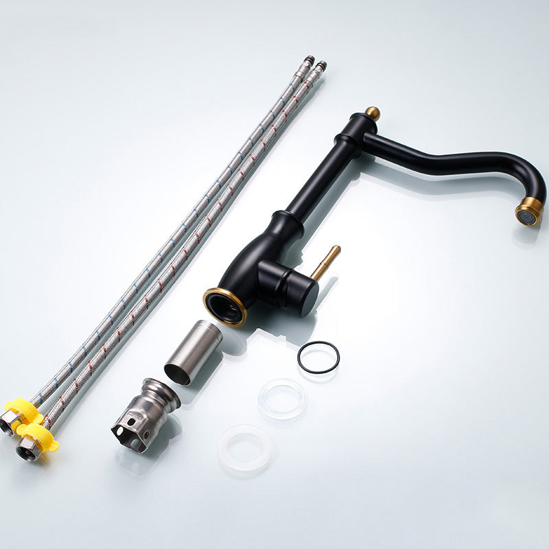 Hjemix | Tradisjonell Innebygd Inntaksstandard Kjøkkenkran Blyfri Kran