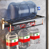 Hjemix | Svart & Messing Badesett Moderne Stil Badeaccessoirer Som Individuelt Stykke Eller Som Sett