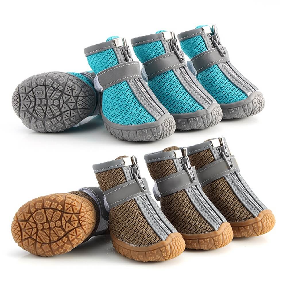 Hjemix | Slitesterke utendørs hundesko med mesh - Alt-mulig potebeskyttelse