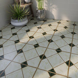 Hjemix | Peel and Stick PVC Gulv Matte Vinylgulv med Steintlook