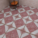 Hjemix | Peel and Stick PVC Gulv Matte Vinylgulv med Steintlook