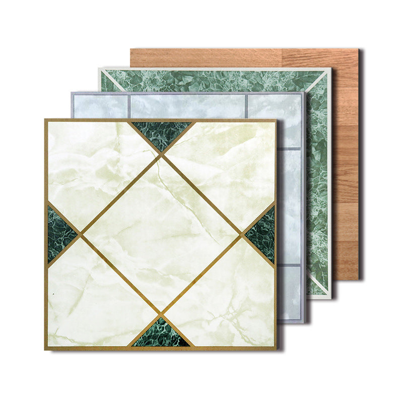 Hjemix | Peel and Stick PVC Gulv Matte Vinylgulv med Steintlook