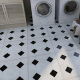 Hjemix | Peel and Stick PVC Gulv Matte Vinylgulv med Steintlook