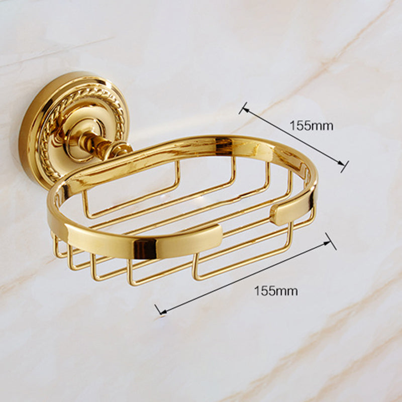 Hjemix | Tradisjonelt Gyldent Baderomsutstyr Sett Kobber Baderom Sett