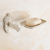 Hjemix | Tradisjonelt badtilbehør sett Hvit badtilbehør maskinvare sett