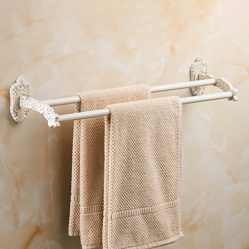 Hjemix | Tradisjonelt badtilbehør sett Hvit badtilbehør maskinvare sett