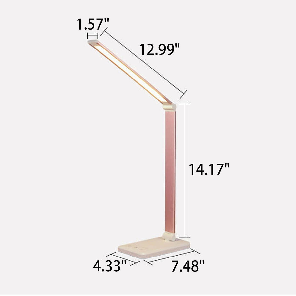 Hjemix | Nordisk Kreativ Foldbar Touch Dimmer LED Skrivebordslampe