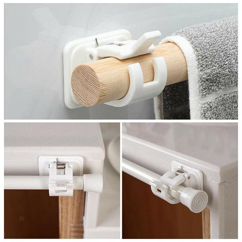 Hjemix | Nail-fri justerbar stangholder