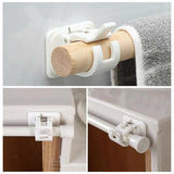Hjemix | Nail-fri justerbar stangholder