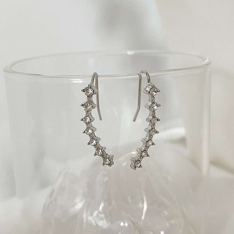 Hjemix | Seven Star Diamond Stud Earrings