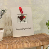 Hjemix | Håndlagde julekortornamenter