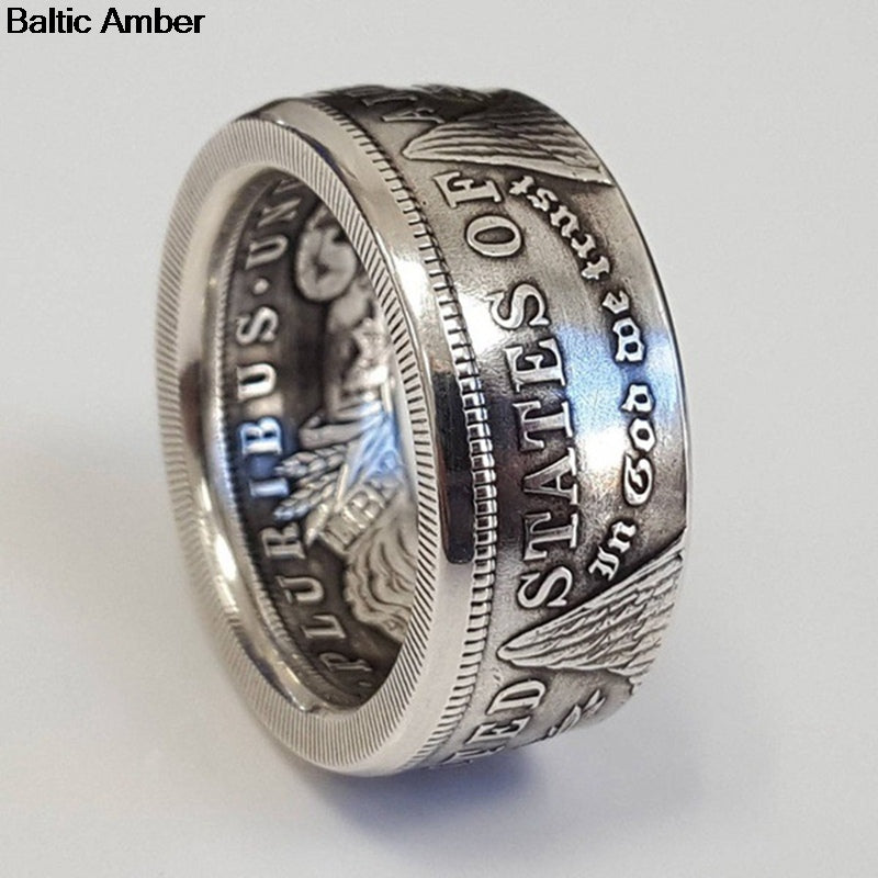 Hjemix | Morgan Silver Dollar Mynt Ring