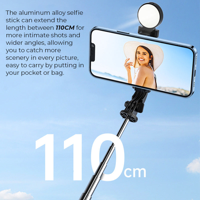 Hjemix | Ny 6 i 1 Bluetooth Selfie Stang